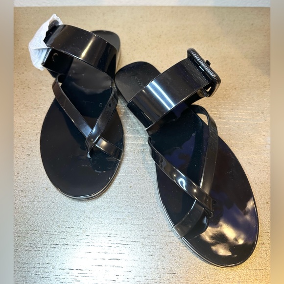 Veronica Beard Black Salva Jelly Sandal - Picture 7 of 10